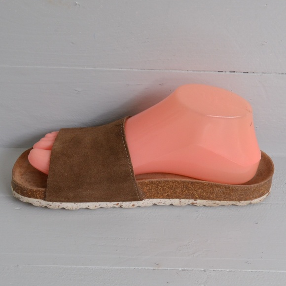 Biostep Tan Brown Sandals Women's 7.5 Made In Spain Slip On Shoes Casual - Picture 5 of 7